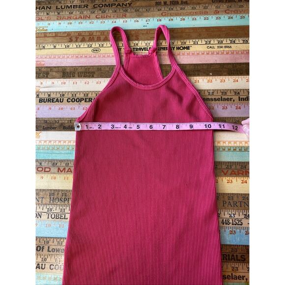 Free People Movement Happiness Runs Ribbed One Piece Bodysuit Pink XS/S - Picture 9 of 12
